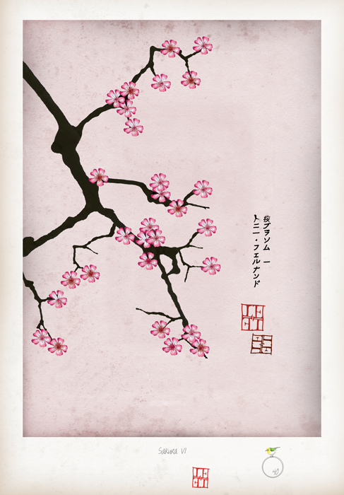Cherry Blossom Print - Sakura VI by Tony Fernandes