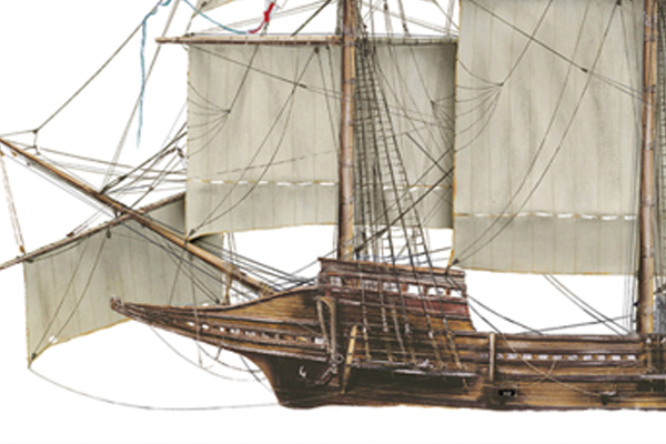 Colonial Merchantman Mayflower 1620 by Tony Fernandes