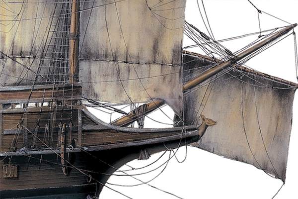 English Ship Golden Hinde 1578 by Tony Fernandes