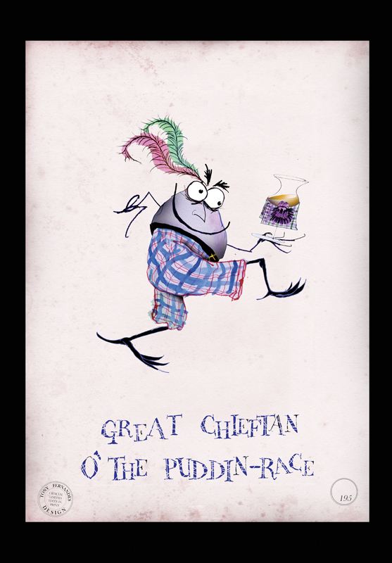 Haggis Great Chieftan o' the Puddin Race Scottish Folklore by Tony Fernandes