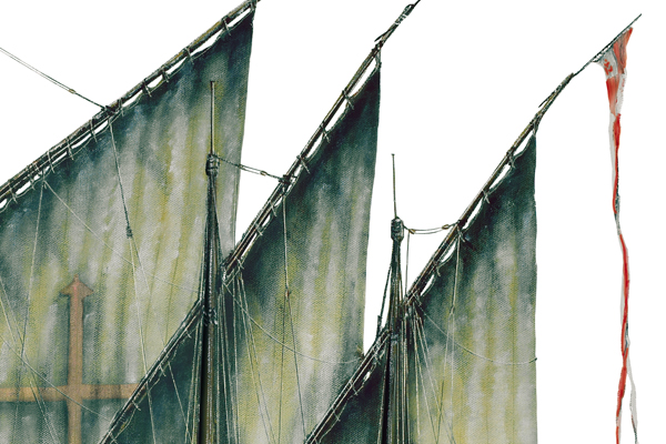 Columbus Ship Print Nina 1492