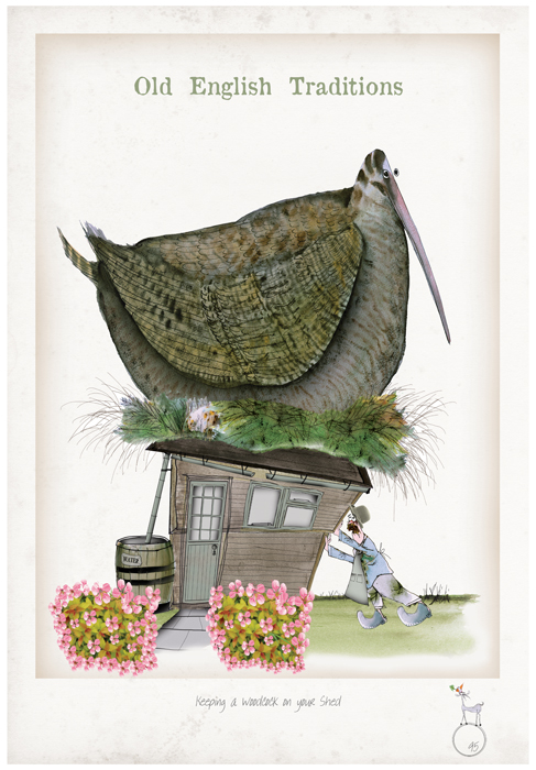 Keeping a Woodcock on your Shed - Whimsical Old English Traditions by Tony Fernandes